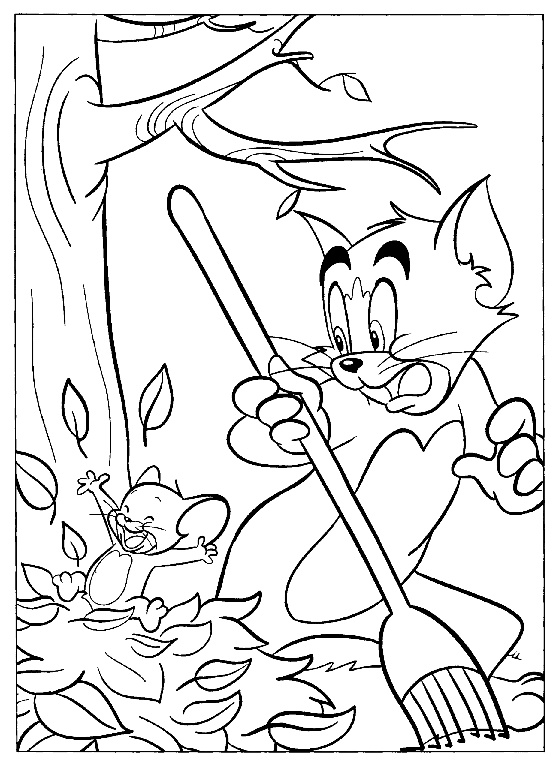 Tom and Jerry Coloring Pages TV Film tom and jerry 15 Printable 2020 10187 Coloring4free