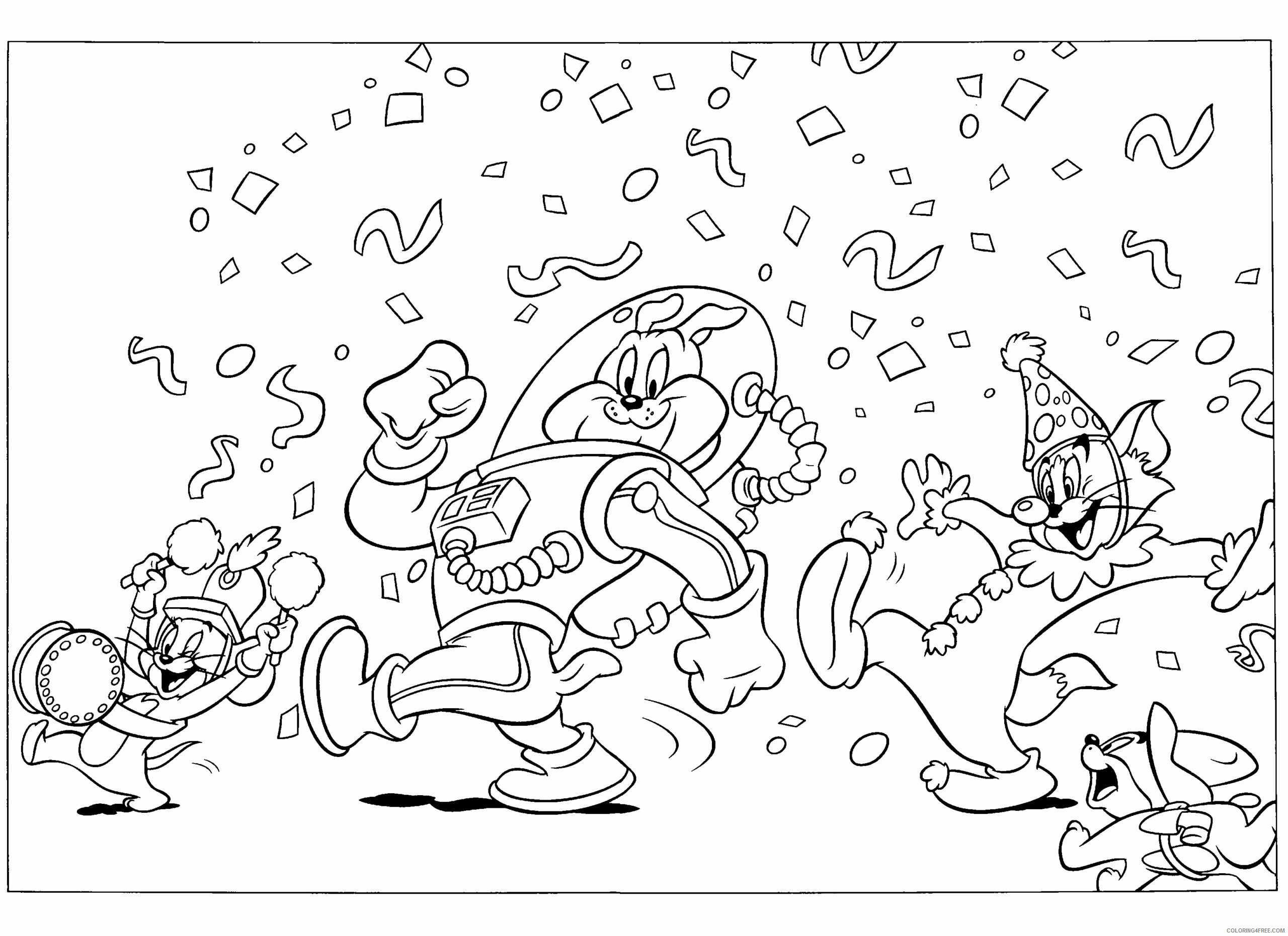 Tom and Jerry Coloring Pages TV Film tom and jerry 2 2 Printable 2020 10193 Coloring4free