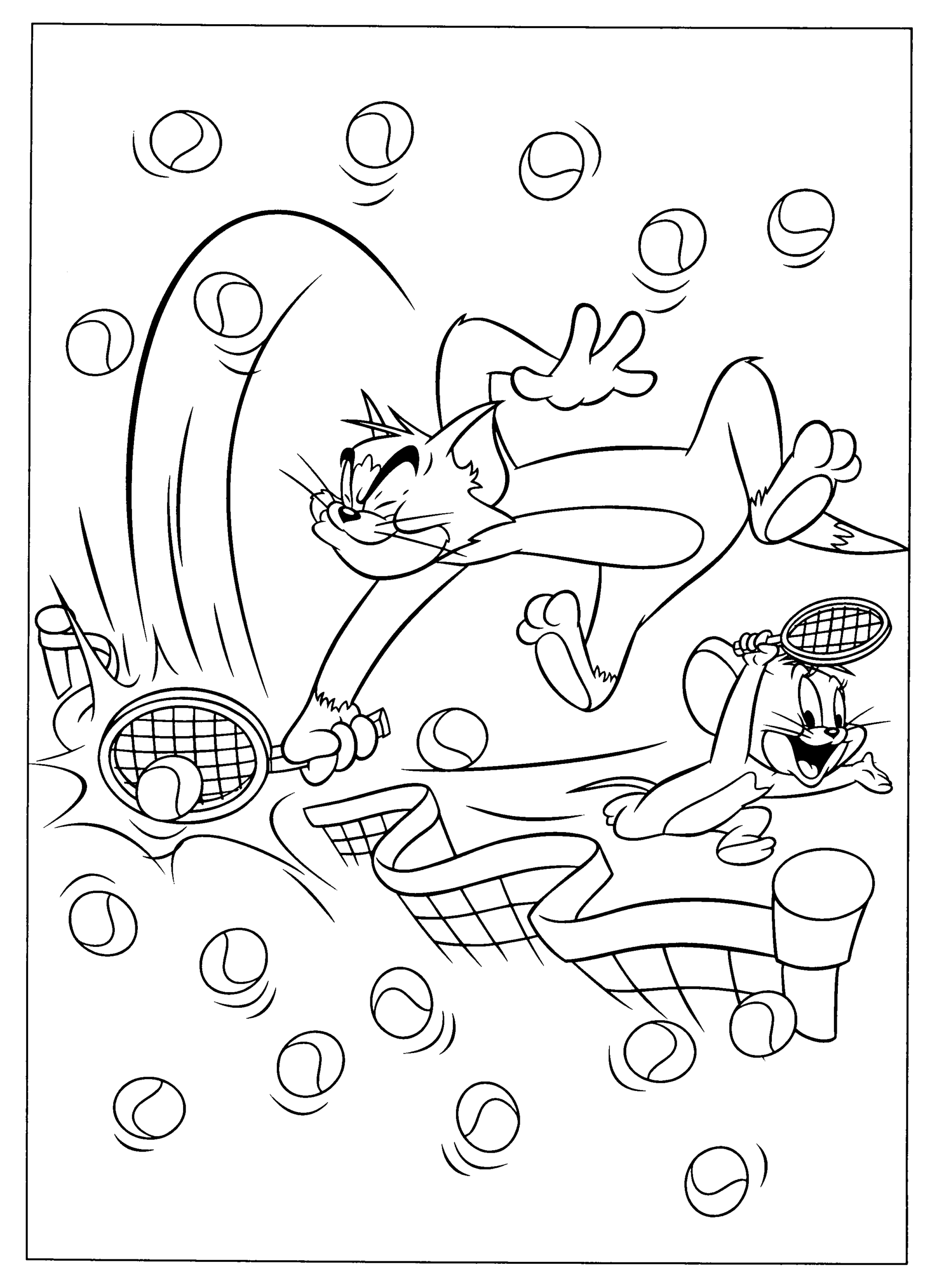 Tom and Jerry Coloring Pages TV Film tom and jerry 6 Printable 2020 10219 Coloring4free