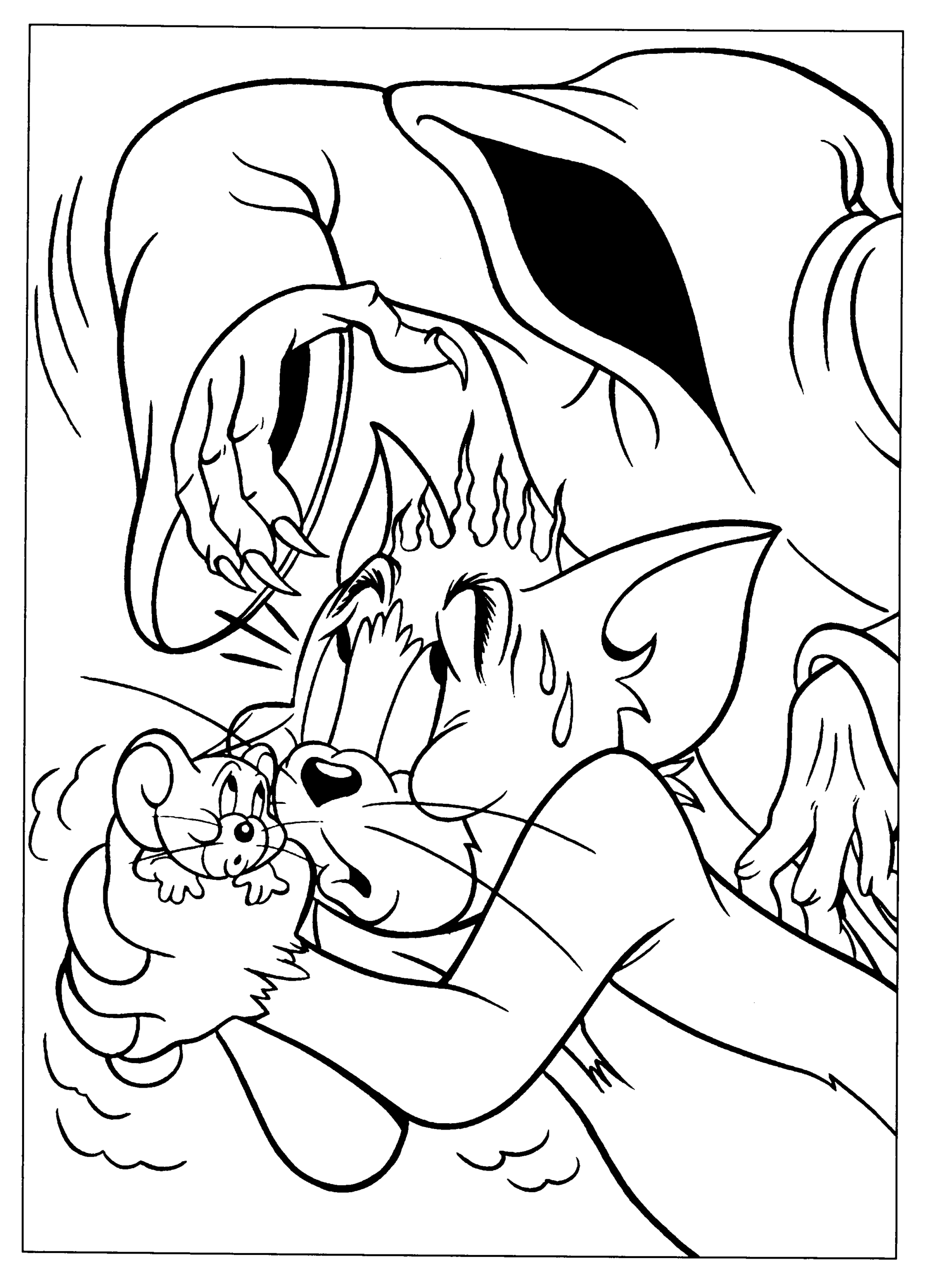 Tom and Jerry Coloring Pages TV Film tom and jerry 8 Printable 2020 10223 Coloring4free