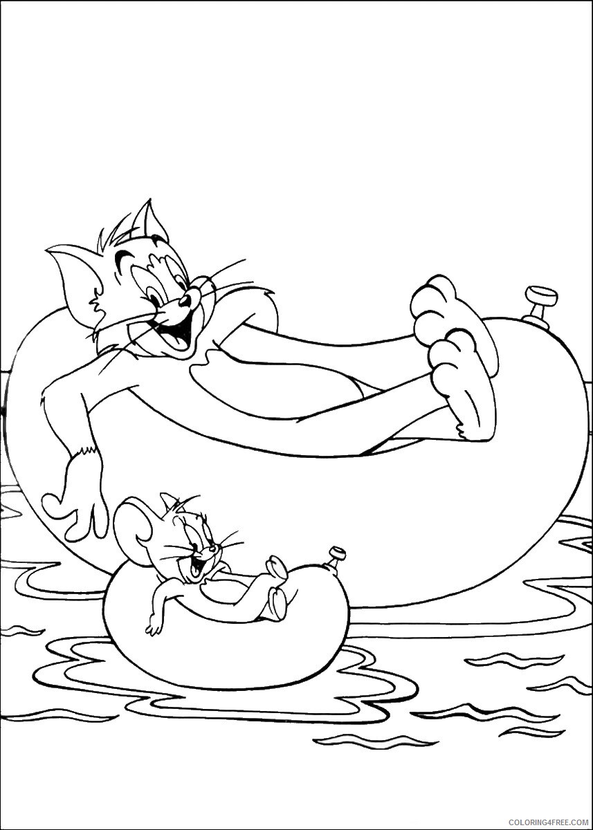 Tom and Jerry Coloring Pages TV Film tom_jerry_cl_08 Printable 2020 10138 Coloring4free
