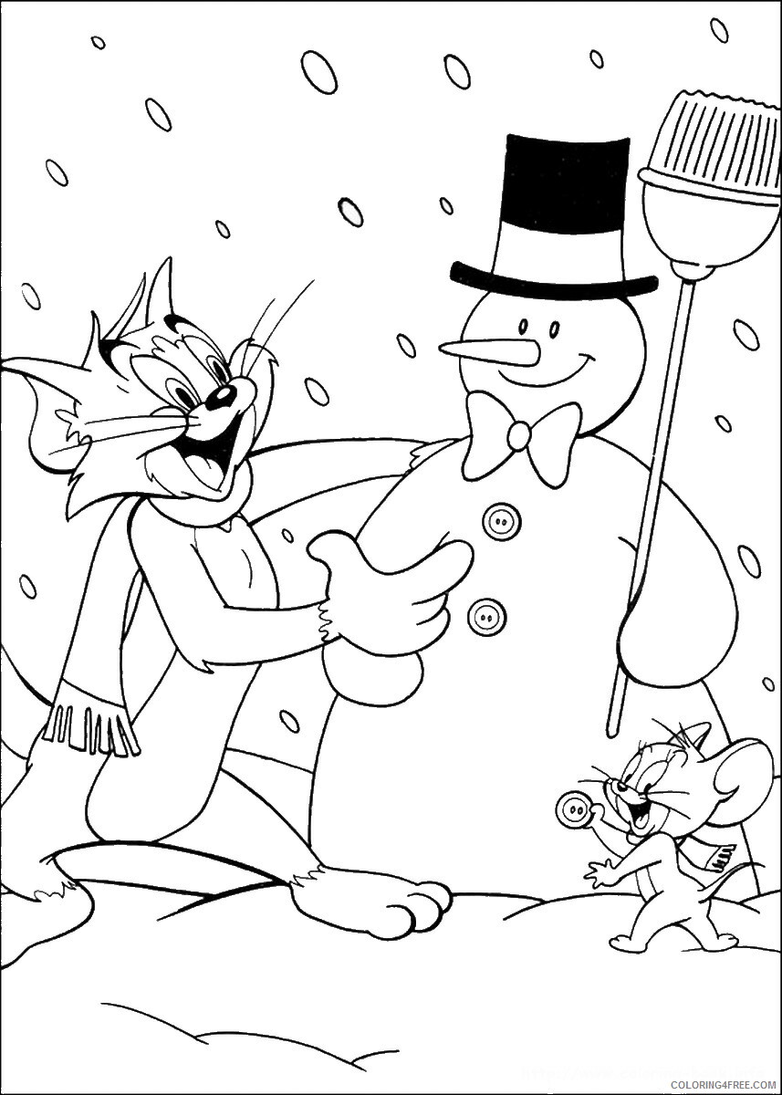 Tom and Jerry Coloring Pages TV Film tom_jerry_cl_09 Printable 2020 10139 Coloring4free