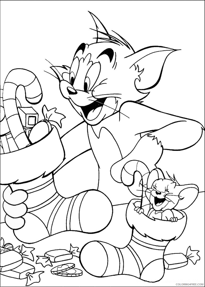 Tom and Jerry Coloring Pages TV Film tom_jerry_cl_11 Printable 2020 10141 Coloring4free
