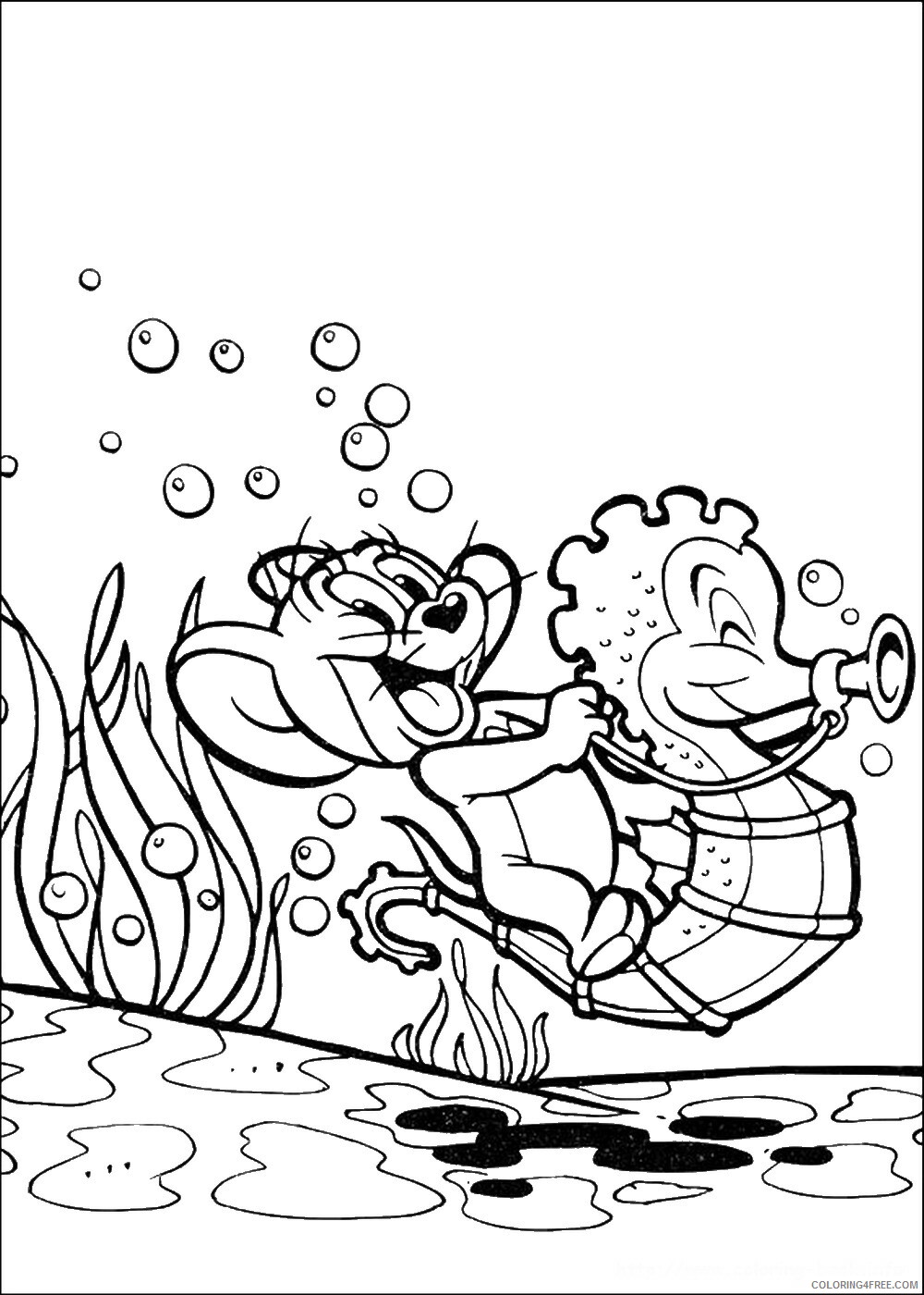 Tom and Jerry Coloring Pages TV Film tom_jerry_cl_24 Printable 2020 10154 Coloring4free