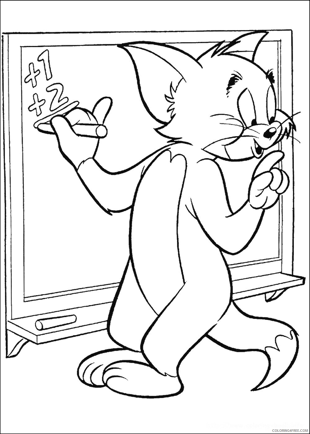 Tom and Jerry Coloring Pages TV Film tom_jerry_cl_39 Printable 2020 10161 Coloring4free