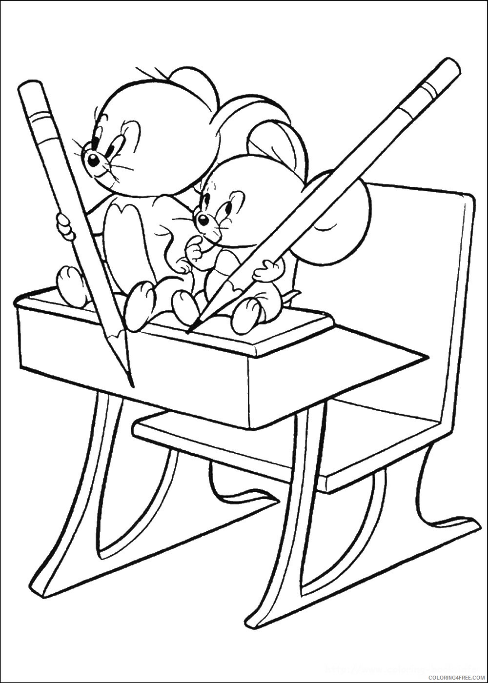 Tom and Jerry Coloring Pages TV Film tom_jerry_cl_40 Printable 2020 10162 Coloring4free