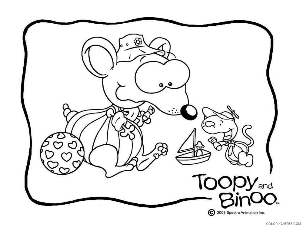 Toopy and Binoo Coloring Pages TV Film toopy and binoo 11 Printable 2020 10257 Coloring4free