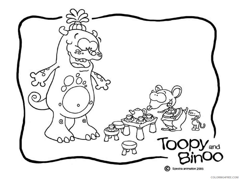 Toopy and Binoo Coloring Pages TV Film toopy and binoo 2 Printable 2020 10262 Coloring4free