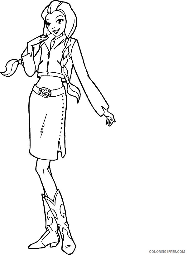 Totally Spies Coloring Pages TV Film Sam is so Beautiful Printable 2020 10272 Coloring4free