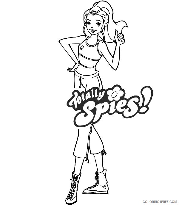Totally Spies Coloring Pages TV Film Sporty Sam Printable 2020 10277 Coloring4free