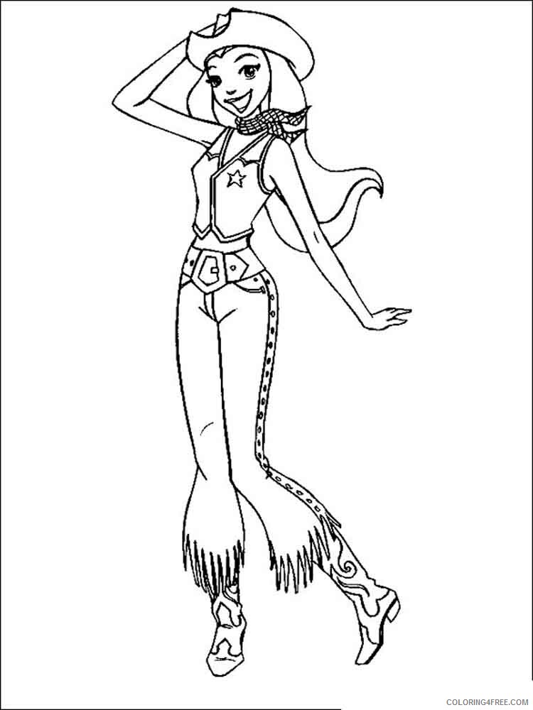 Totally Spies Coloring Pages TV Film totally spies 10 Printable 2020 10305 Coloring4free