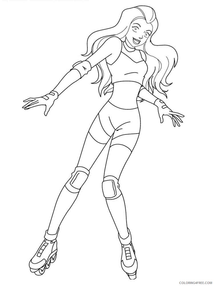 Totally Spies Coloring Pages TV Film totally spies 2 2 Printable 2020 10313 Coloring4free