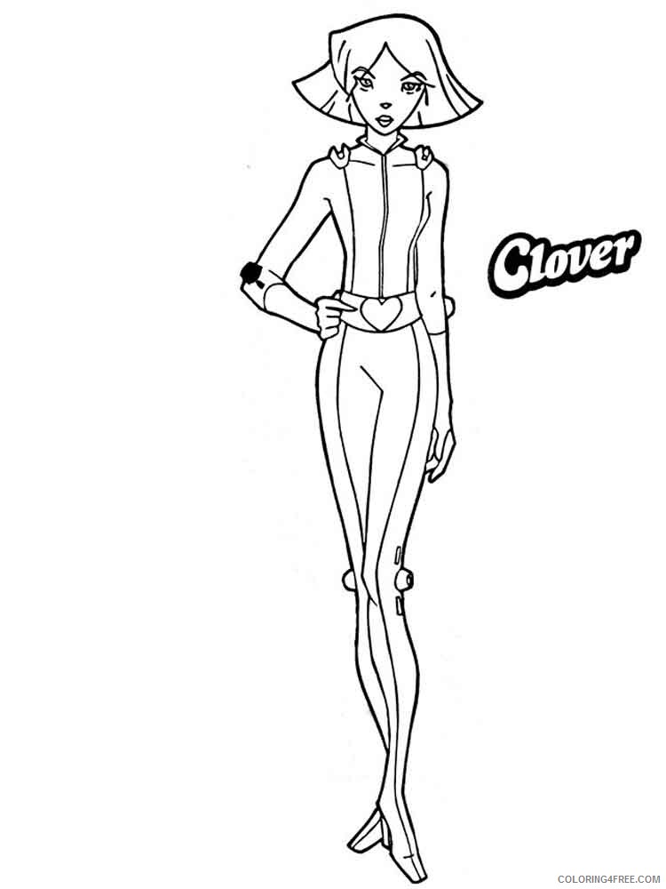 Totally Spies Coloring Pages TV Film totally spies 6 Printable 2020 10319 Coloring4free