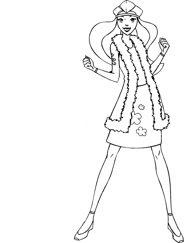 Totally Spies Coloring Pages TV Film totally spies kq1Uz Printable 2020 10297 Coloring4free