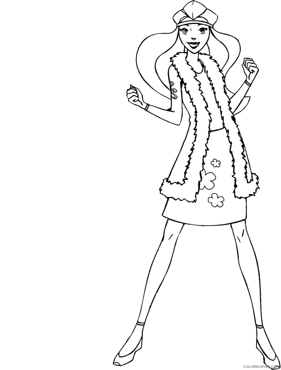 Totally Spies Coloring Pages TV Film totally_spies_cl05 Printable 2020 10283 Coloring4free