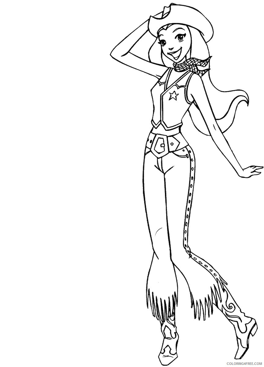 Totally Spies Coloring Pages TV Film totally_spies_cl08 Printable 2020 10286 Coloring4free