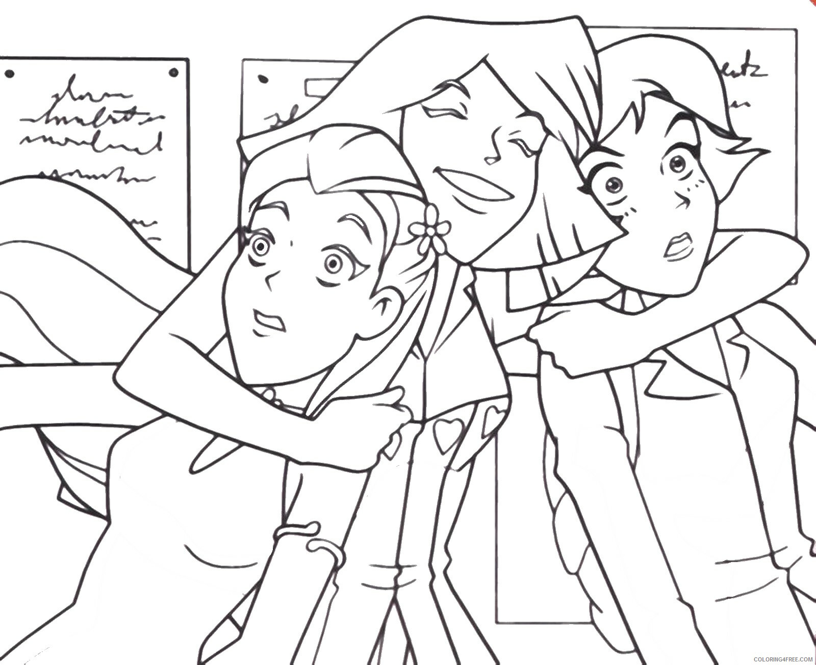 Totally Spies Coloring Pages TV Film totally_spies_cl27 Printable 2020 10287 Coloring4free