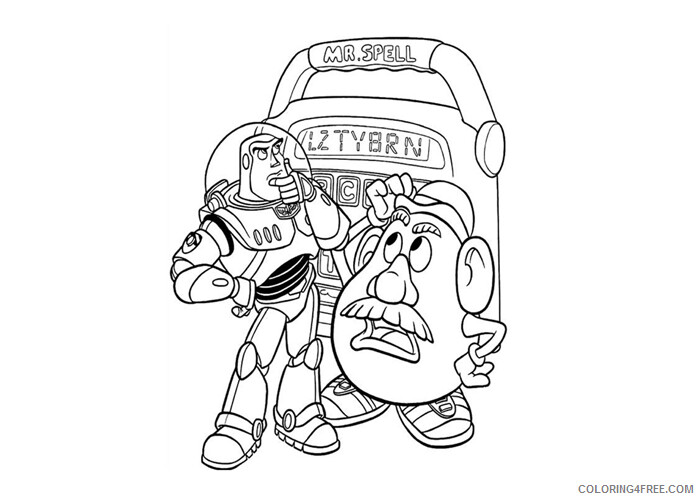 Toy Story Coloring Pages TV Film Buzz toy story Printable 2020 10351 Coloring4free