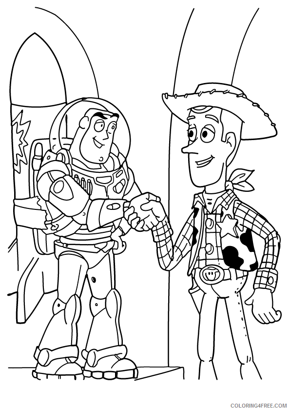 Toy Story Coloring Pages TV Film For Toy Story Printable 2020 10352 Coloring4free