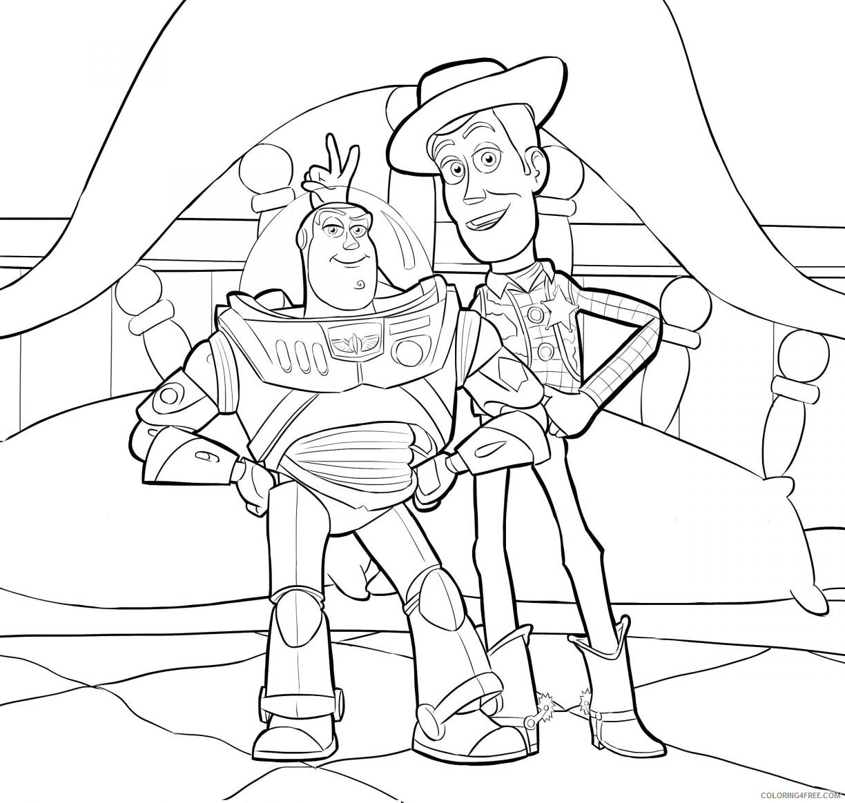 Toy Story Coloring Pages TV Film Funny Toy Story 4 Printable 2020 10362 Coloring4free