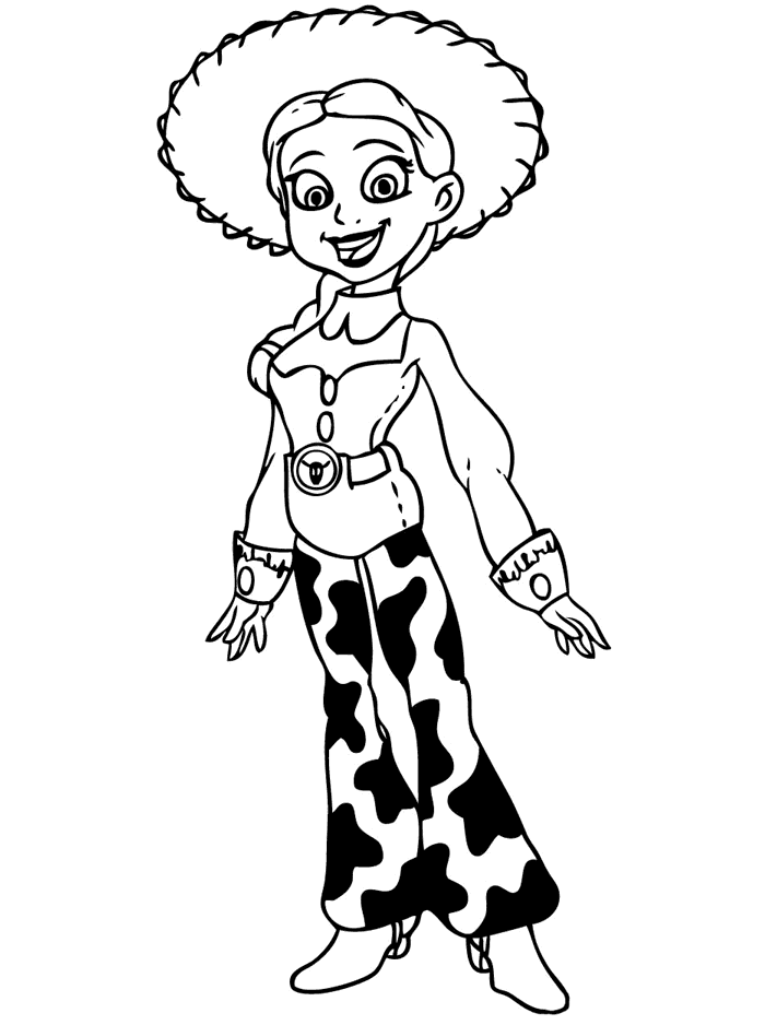Toy Story Coloring Pages TV Film Jessie Toy Story 4 Printable 2020 10364 Coloring4free
