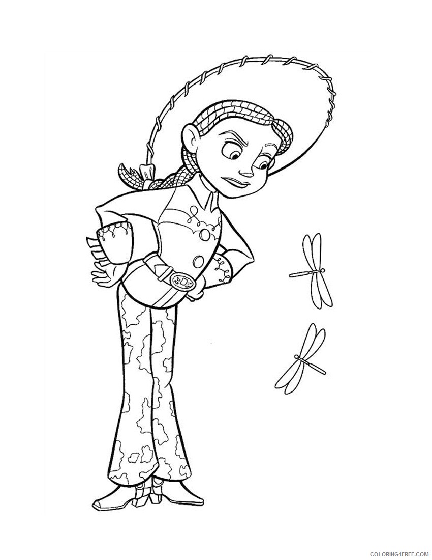 Toy Story Coloring Pages TV Film Jessie Toy Story Printable 2020 10367 Coloring4free