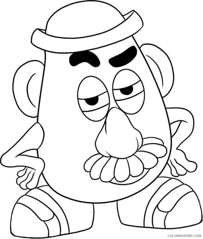 Toy Story Coloring Pages TV Film Mr Potato Head Printable 2020 10368 Coloring4free