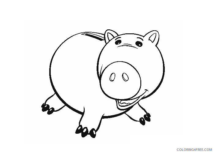 Toy Story Coloring Pages TV Film Pig toy story Printable 2020 10369 Coloring4free