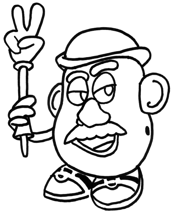 Toy Story Coloring Pages TV Film Potato Head Toy Story 4 2020 10370 Coloring4free