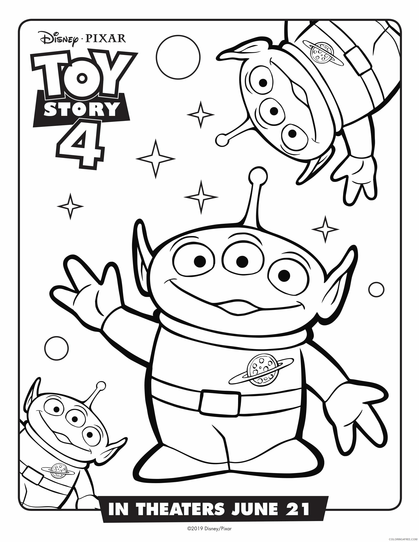 Toy Story Coloring Pages TV Film Toy Story 4 Movie Printable 2020 10452 Coloring4free