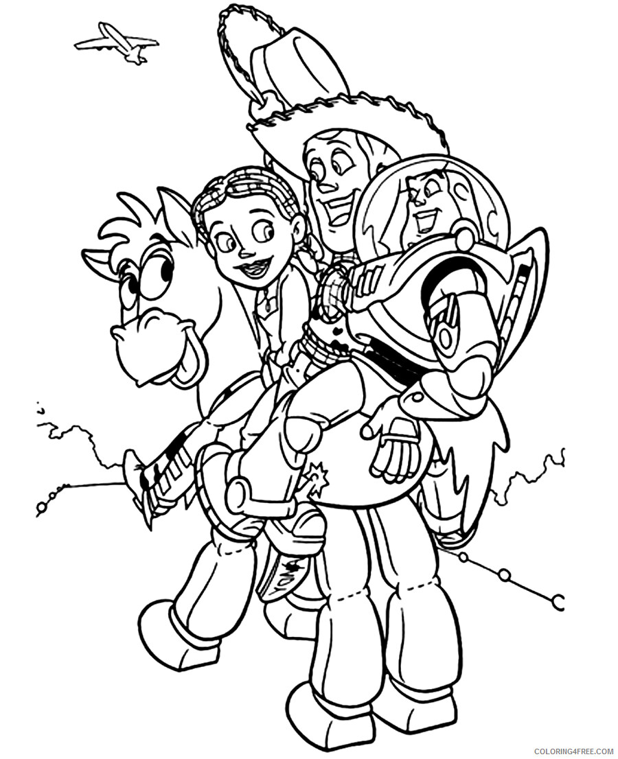 Toy Story Coloring Pages TV Film Toy Story 4 Printable 2020 10450 Coloring4free