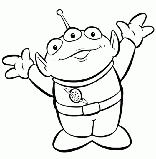 Toy Story Coloring Pages TV Film Toy Story Alien Printable 2020 10453 Coloring4free