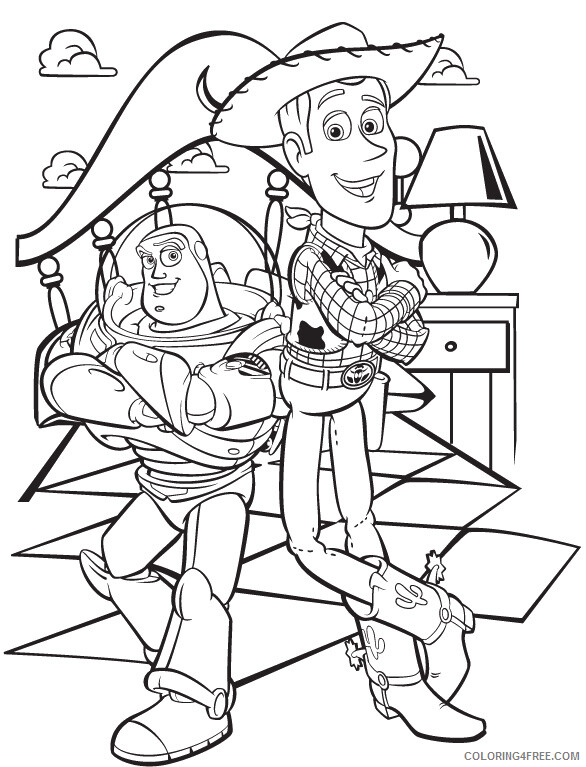 Toy Story Coloring Pages TV Film Toy Story Buzz and Woody Printable 2020 10507 Coloring4free