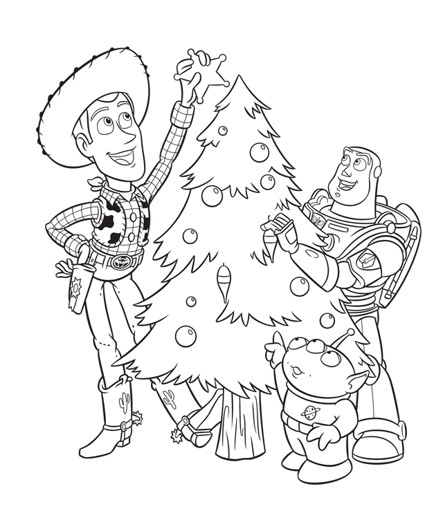 Toy Story Coloring Pages TV Film Toy Story Disney Christmas Printable 2020 10522 Coloring4free