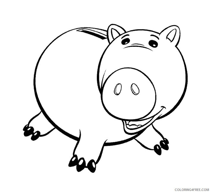 Toy Story Coloring Pages TV Film Toy Story Pig Printable 2020 10524 Coloring4free