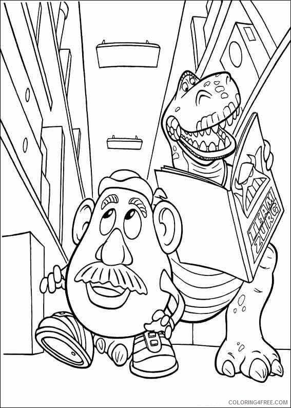 Toy Story Coloring Pages TV Film Toy Story Potato Head Printable 2020 10525 Coloring4free