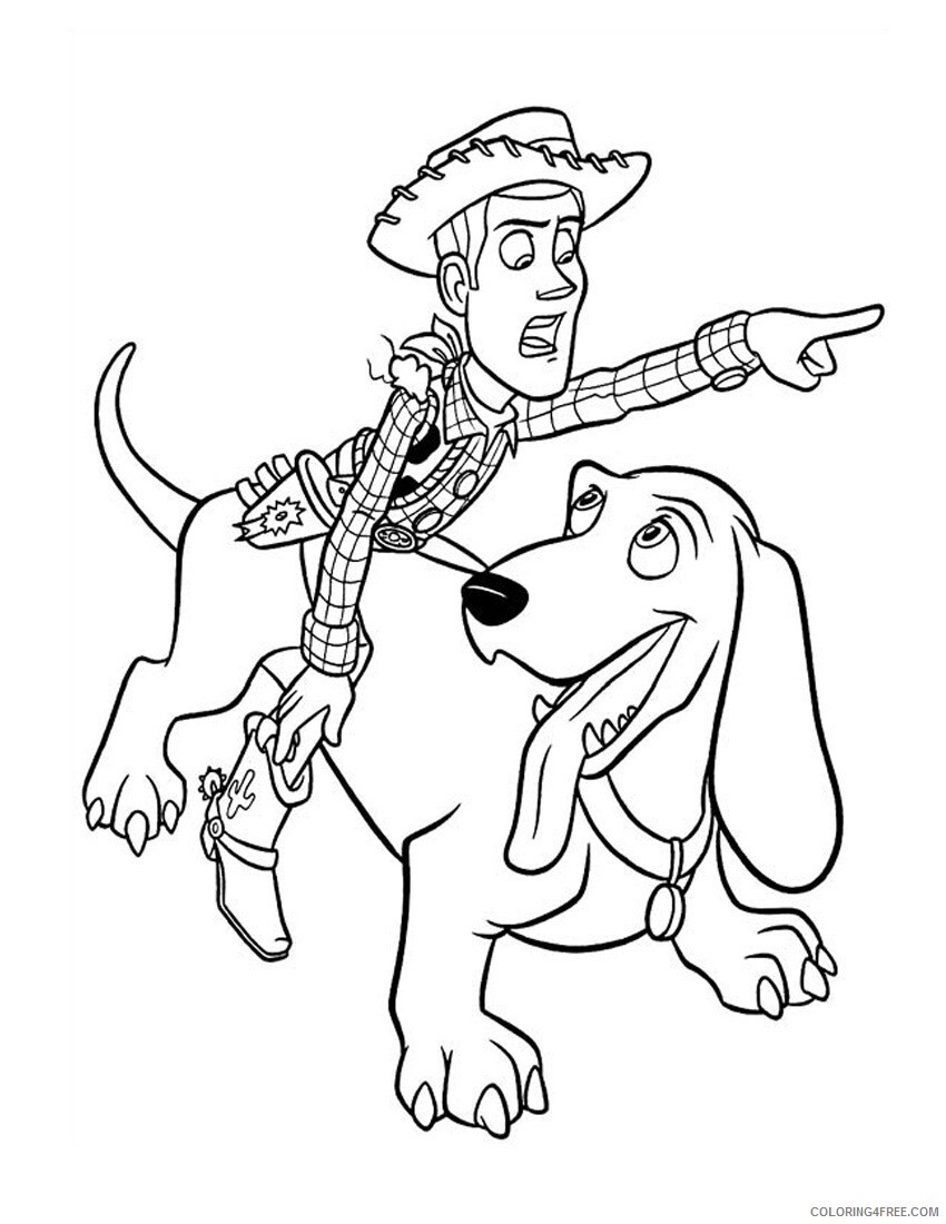 Toy Story Coloring Pages TV Film Woody From Toy Story Printable 2020 10532 Coloring4free