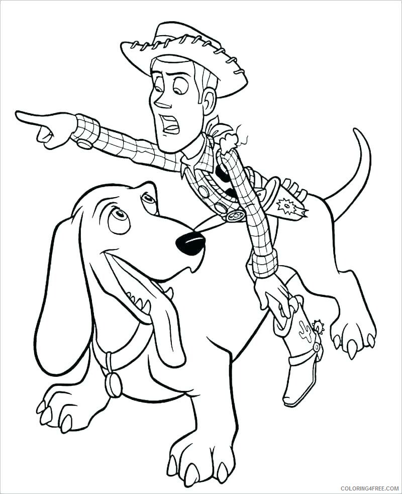 Toy Story Coloring Pages TV Film Woody Toy Story 4 Printable 2020 10533 Coloring4free