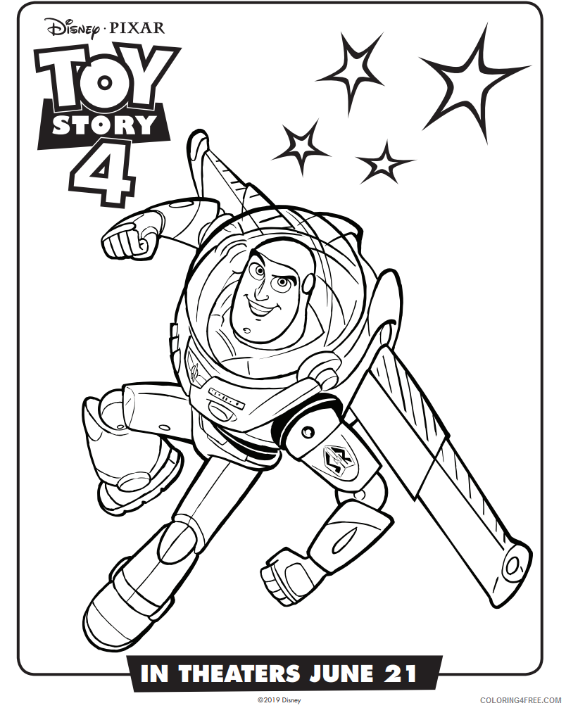 Toy Story Coloring Pages TV Film buzz light year Printable 2020 10341 Coloring4free