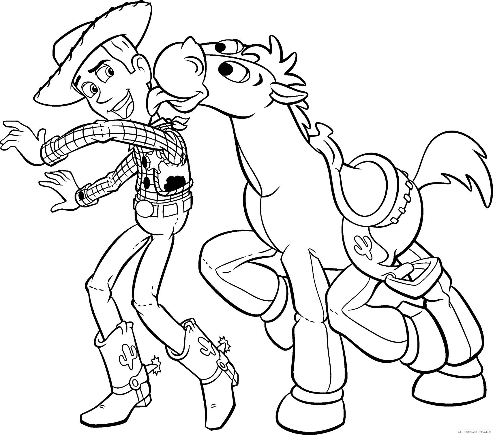 Toy Story Coloring Pages TV Film of Toy Story Printable 2020 10353 Coloring4free