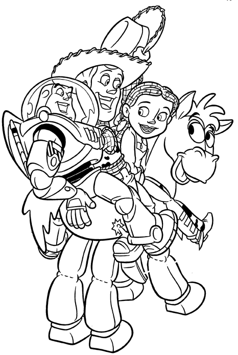 Toy Story Coloring Pages TV Film toy story NcjJg Printable 2020 10460 Coloring4free