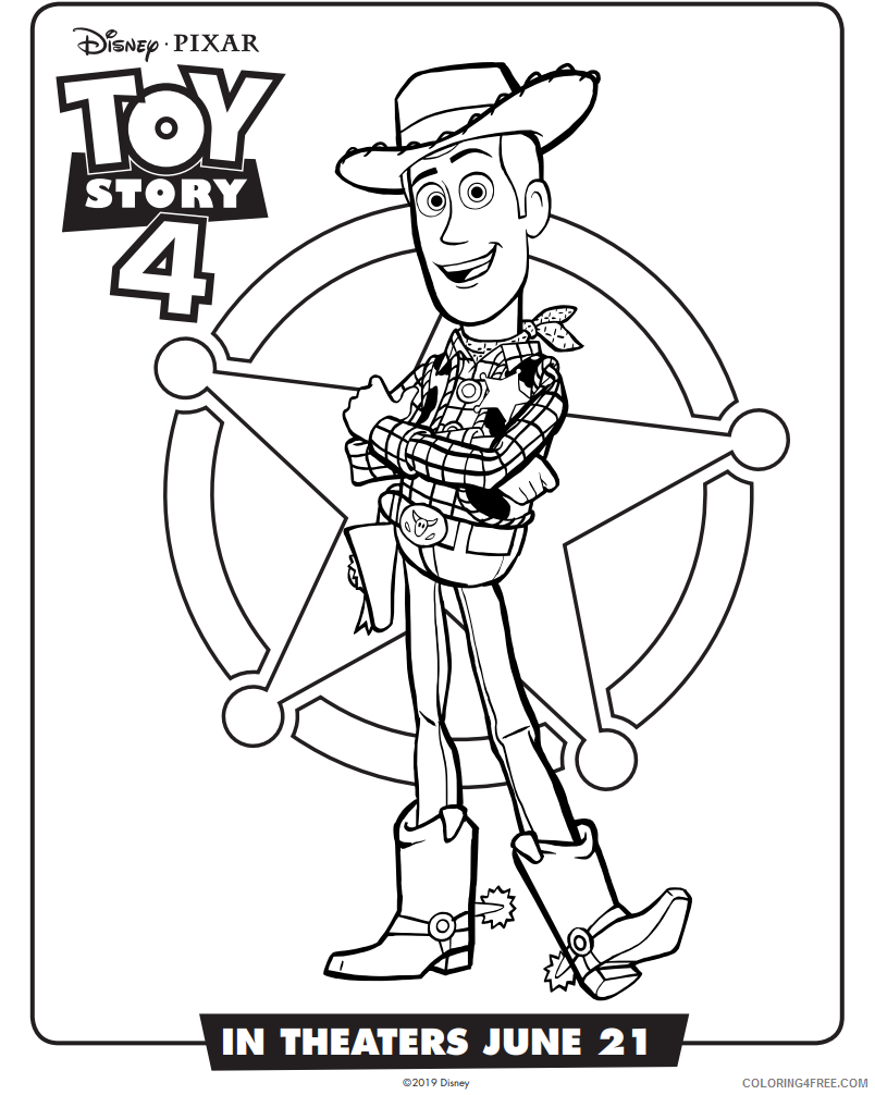 Toy Story Coloring Pages TV Film woody Printable 2020 10340 Coloring4free