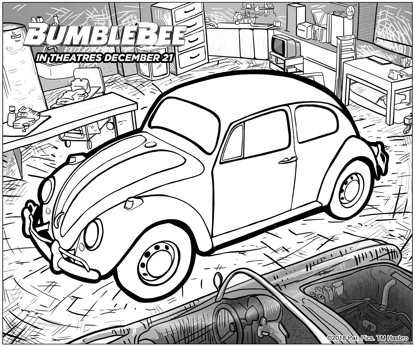 Transformers Coloring Pages TV Film Bumblebee Movie Transformers 2020 10562 Coloring4free