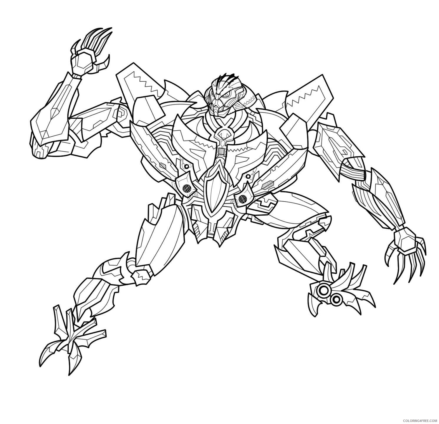 Transformers Coloring Pages TV Film Transformers Megatron Printable 2020 10666 Coloring4free