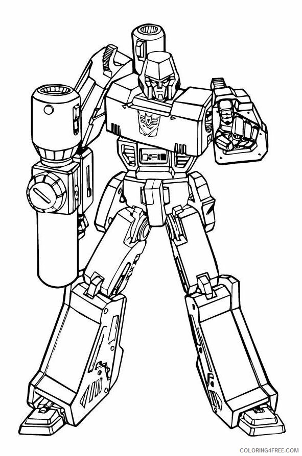 Transformers Coloring Pages TV Film Transformers Megatron Printable 2020 10670 Coloring4free