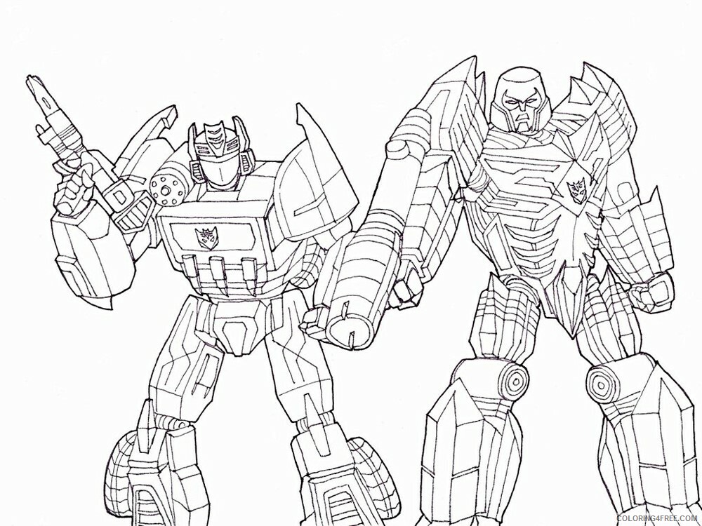 Transformers Coloring Pages TV Film decepticon for boys 17 Printable 2020 10572 Coloring4free