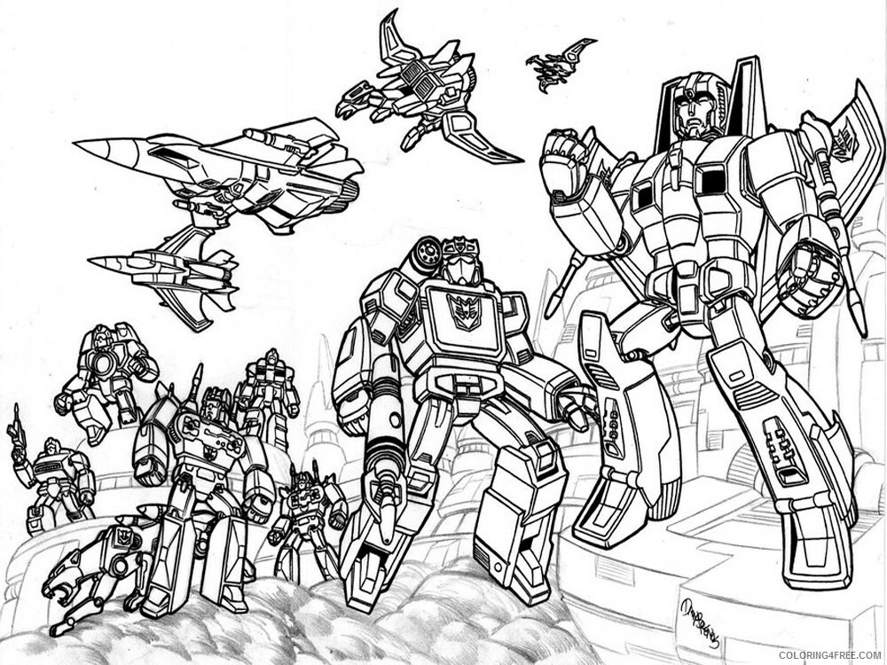 Transformers Coloring Pages TV Film decepticon for boys 4 Printable 2020 10577 Coloring4free