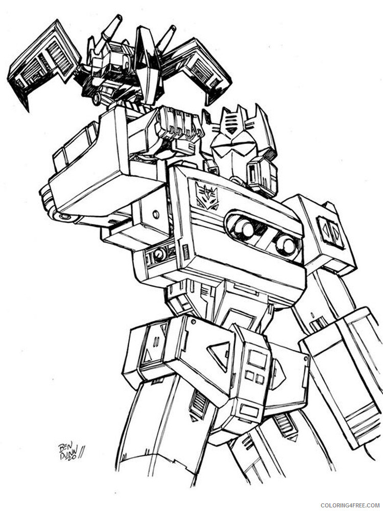 Transformers Coloring Pages TV Film decepticon for boys 7 Printable 2020 10579 Coloring4free