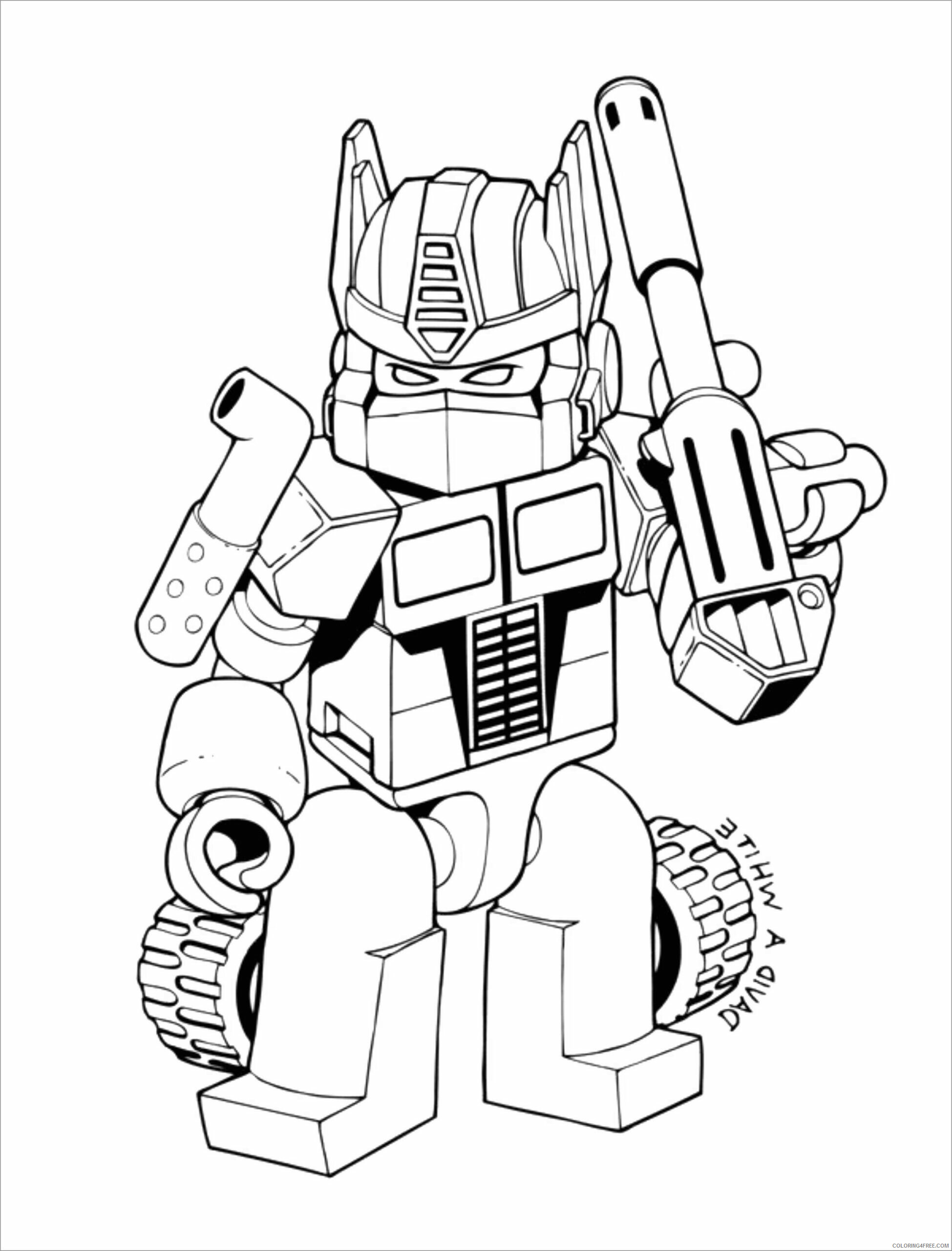 Transformers Coloring Pages TV Film lego transformer Printable 2020 10582 Coloring4free