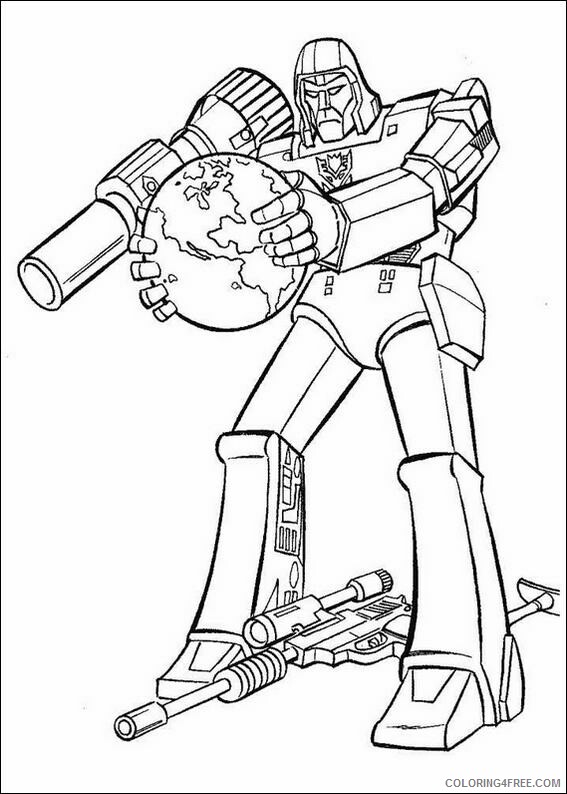 Transformers Coloring Pages TV Film transformers 002 Printable 2020 10614 Coloring4free